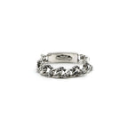Chrome Hearts Dagger ID Fancy Link Clip Bracelet