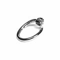 Chrome Hearts Nail Ring ¨C Crossball 56